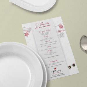 diseño carta restaurante